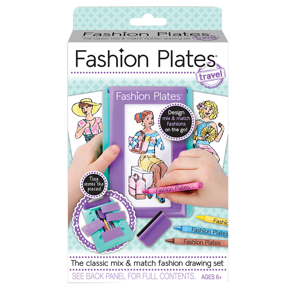  PlayMonster Fashion Plates — Travel Set — Mix-and