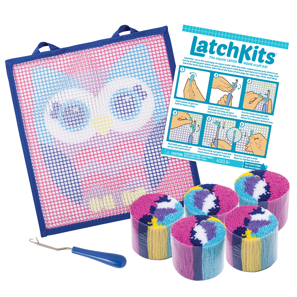 Owl Latch Hook Craft Kit, Latch Hook Kits Canada