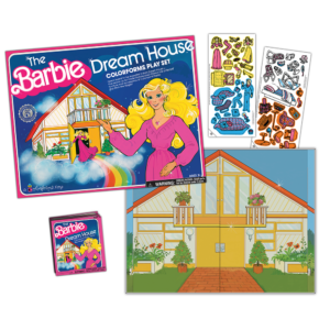 2121z Barbie Dreamhouse Colorforms Fanned