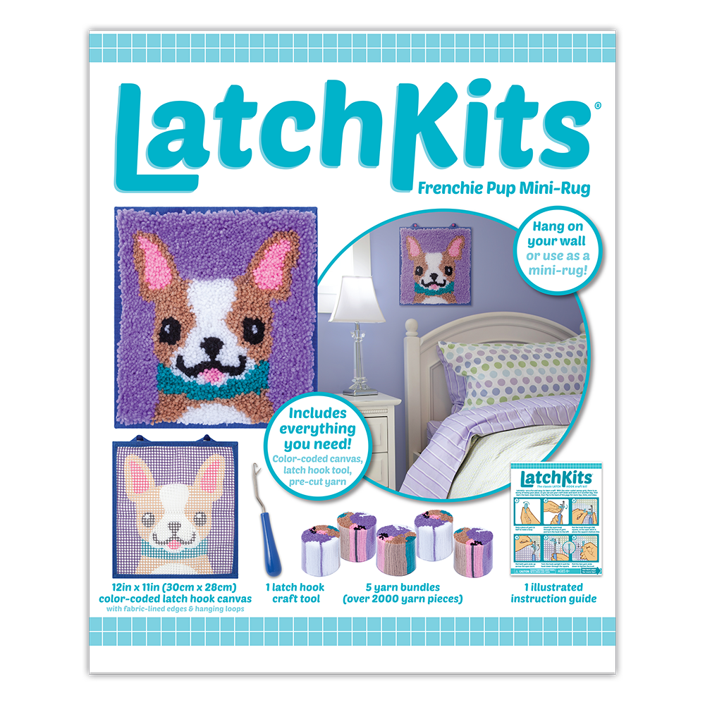 Latch Hook Rug Kit DACHSHUND Puppy Dog Animal Rug Making Kit by