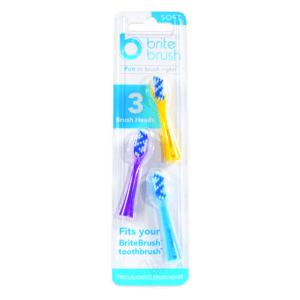 BriteBrush – Brush Head Replacement 3-pack