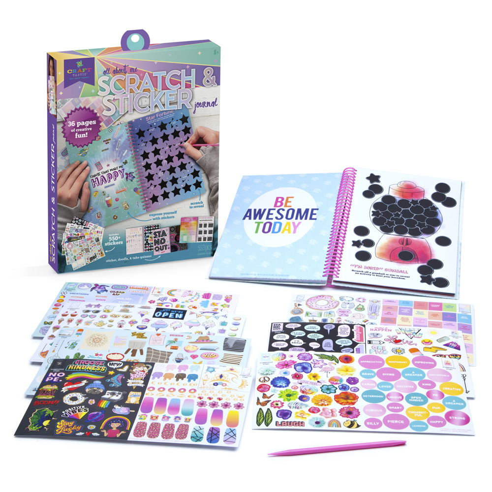  EXCEART 4 Packs Pet Sticker Book Journaling Supplies