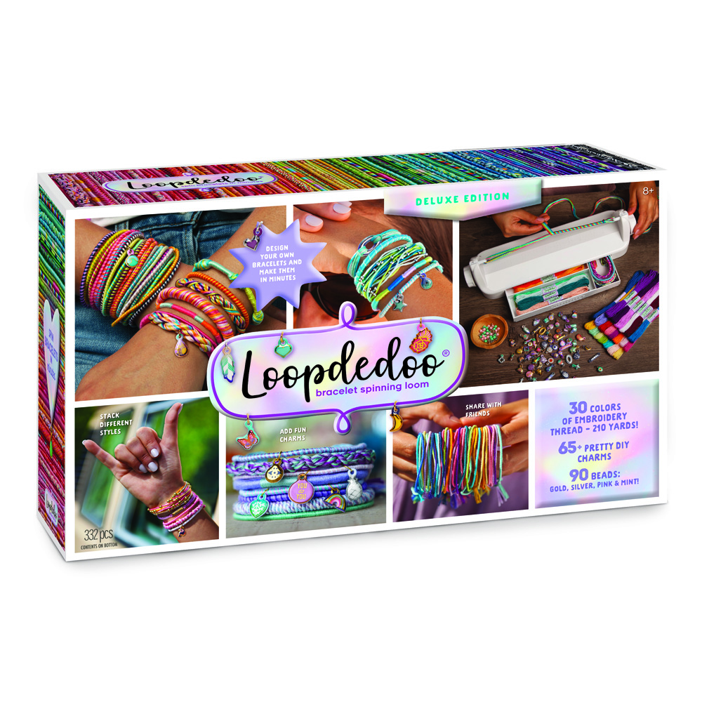 LOOPDEDOO® SPINNING BRACELET LOOM DELUXE KIT – PlayMonster